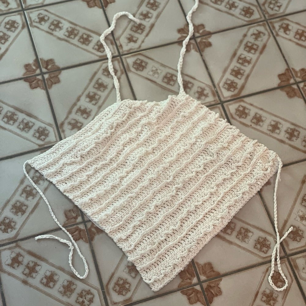 NWOT Crochet Halter Top